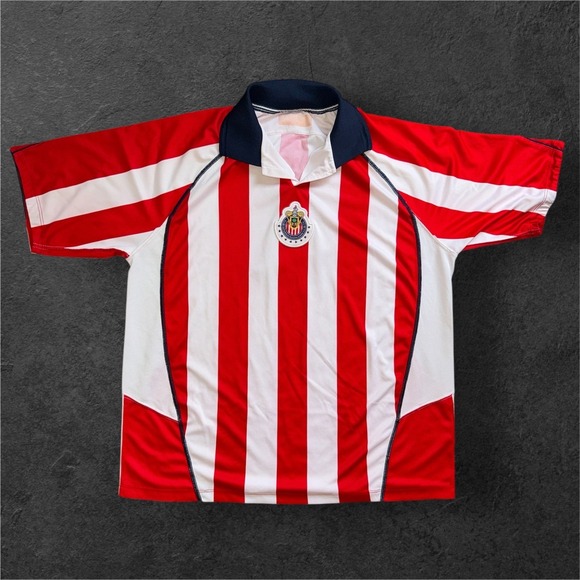 Jv&Co Other - Vintage 90s Chivas De Guadalajara Soccer Jersey Mens XL Collared Mexico 8